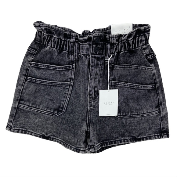 KanCan Shorts New Kancan Jean Shorts Acid Wash Denim High Rise